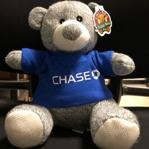 CHASE BANK TEDDY BEAR STUFFED ANIMAL